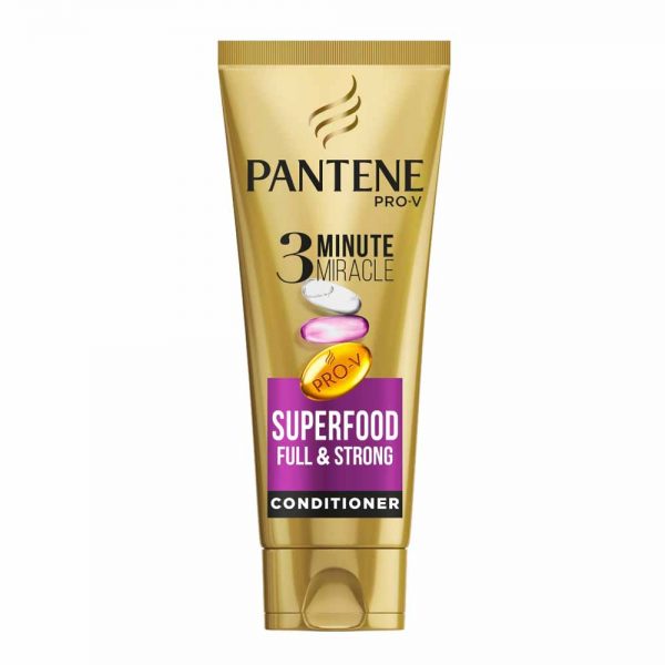 ماسک مو تقویت کننده سه دقیقه ای پنتن مدل SUPER FOOD حجم 200 میلی لیتر