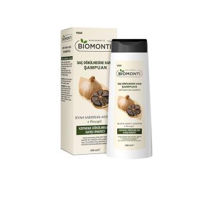 شامپو ضد ریزش مو BIOMONTI حاوی عصاره سیر سیاه، کراتین و پروکپیل 400 میلی لیتر