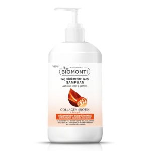 شامپو ضد ریزش مو بیومونتی BIOMONTI حاوی کلاژن و بیوتین 1000 میلی لیتر