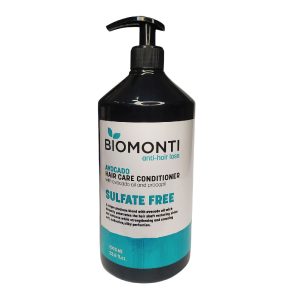 نرم کننده مو بدون سولفات ضد ریزش و کراتینه بیومونتی Biomonti حاوی روغن آووکادو 1000 میلی لیتر