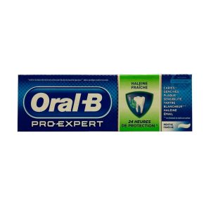 خمیر دندان نعنایی اورال بی پرو اکسپرت مدل FRESH BREATH حجم 75 میلی لیتر
