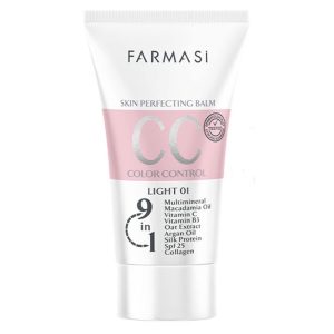 سی سی کرم 9 در 1 فارماسی رنگ روشن 01 با Spf25 حجم 50 میلی لیتر