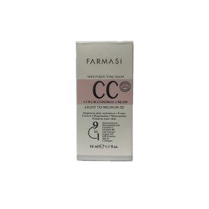 سی سی کرم 9 در 1 فارماسی رنگ روشن تا متوسط 02 با Spf 25 حجم 50 میلی لیتر