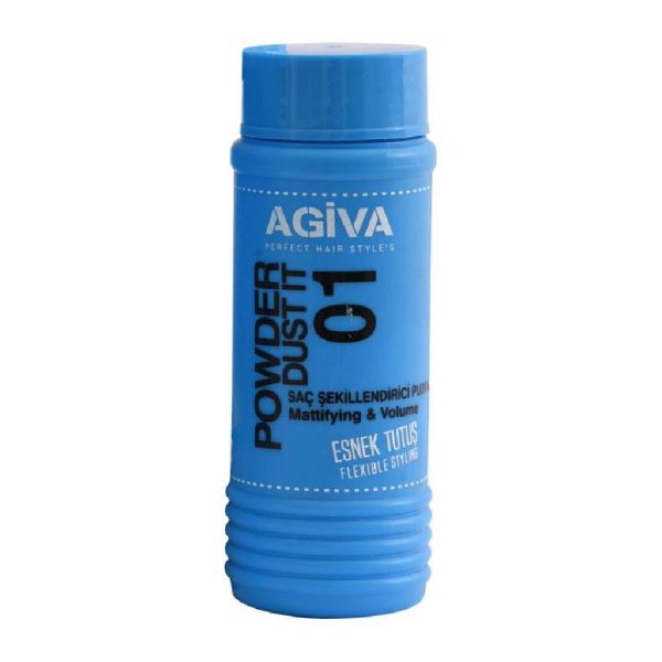 پودر حالت دهنده مو آگیوا AGIVA شماره 01 وزن 20 گرم