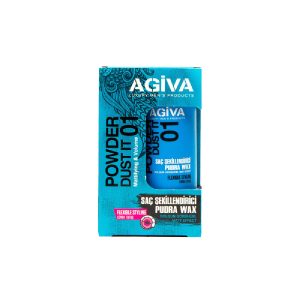 پودر حالت دهنده مو آگیوا AGIVA شماره 01 وزن 20 گرم