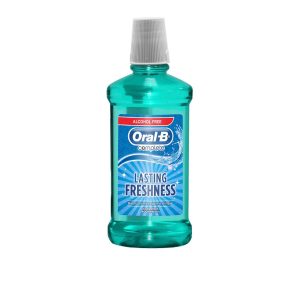 دهان شویه نعنایی اورال بی Oral B مدل Lasting Freshness حجم 500 میلی لیتر