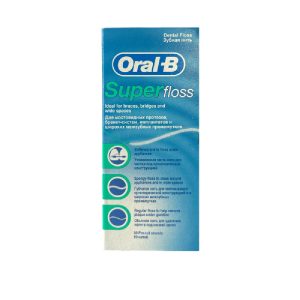 نخ دندان ارتودنسی اورال بی مدل super floss